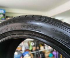 ยาง dunlop sp sport max 050+ made in japan ขนาด 255/40/17 ปี 18