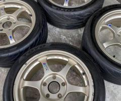 SSR TYPE-C 16x7+42 5/114 เพลตเดิมจุ๊บลมครบ