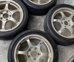 SSR TYPE-C 16x7+42 5/114 เพลตเดิมจุ๊บลมครบ