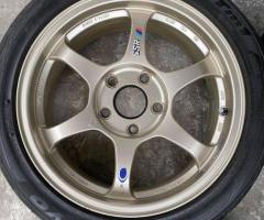 SSR TYPE-C 16x7+42 5/114 เพลตเดิมจุ๊บลมครบ