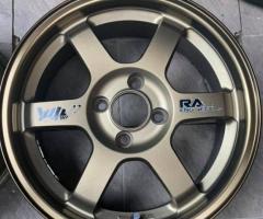 Rays TE37 แท้ 15x6.5 et35 4x100 Made in japan