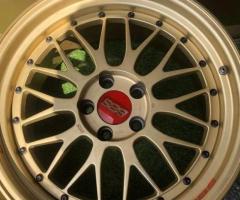 ล้อ bbs lm f1 เเท้ สีเดิม