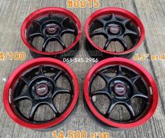 ขายล้อ Enkei Racing S  แท้  4รู100 ขอบ 15