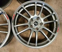 ล้อแท้ Enkei CG01 ขอบ 18 5รู114 สเปก 18x7.5 ออฟ 48 แท้ Made in japan