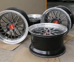 ขาย BBS LM 18” 5/114 แท้ กว้าง 10 นิ้ว et20 ทั้ง 4 ล้อ