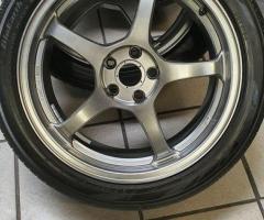 ขายล้อแท้ enkei jsm 17"x7.5"   5x100  offset48