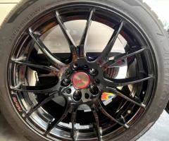 ล้อแท้ญี่ปุ่น RAYS HOMURA 19” 8.5 Offset38  พร้อมยาง Hankook