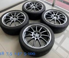 ล้อแท้  W Work Emotion 11R  สีพิเศษ GTS-RC   (สีหายาก) Made in Japan