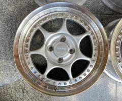 Enkei racing s ขอบ 15 กว้าง 6.5” ออฟ+32