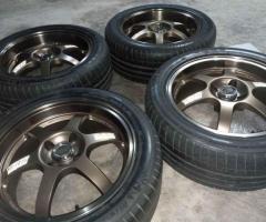 USED ล้อ RAYS VOLK RACING TE37 Cup Edition ล้อแท้ สีทอง ขอบ 16นิ้ว