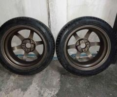 USED ล้อ RAYS VOLK RACING TE37 Cup Edition ล้อแท้ สีทอง ขอบ 16นิ้ว