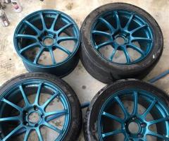 ขายล้อ advan racing แท้  17 9  ออฟ 45