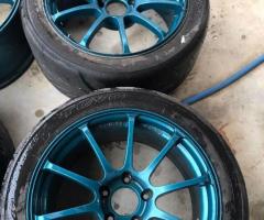 ขายล้อ advan racing แท้  17 9  ออฟ 45