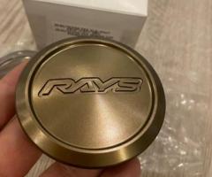 ฝาปิดดุมล้อ Rays(แท้) ของใหม่เบิก Made in Japan