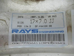 ล้อ RAYS VOLKRACING AV3 ขอบ17 นิ้ว