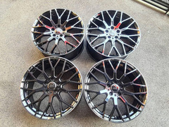 ล้อ  Mugen Power  XJ Japan  สี Black Metal Coat  รุ่น Top  สุด ขอบ 19