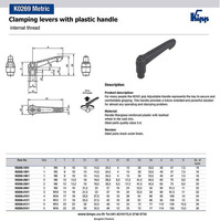 Clamp lever, ด้ามขันล๊อก, Clamp liftable handle, Tension lever, Adjustable clamping handle