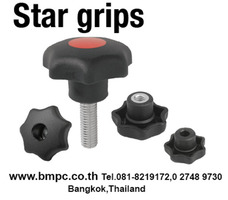 Star grip, Knurle Knob, Palm grip, Disc knob, Five lobe grip, Lobe knob