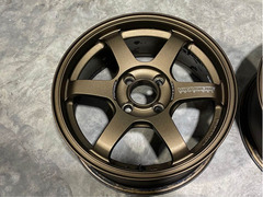 ล้อ RAYS TE37 SONIC (แท้)JAPAN???????? 15X6.5J OF+36 4-100 สีBR ปี2016