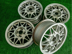 ขายล้อ ขอบ 15 BBS กว้าง 6.5 off.45 งานเก่าๆ ฝาไม่มีสีสวย