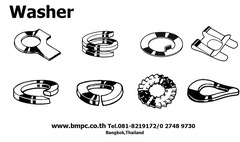 Hexagon head bolt, Shoulder screw, Set screw, nut, Castle nut