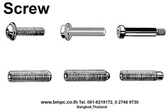 Hexagon head bolt, Shoulder screw, Set screw, nut, Castle nut