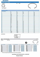 แหวนล๊อก, Snap ring, Retaining ring, Circlip ring, แหวนล๊อกเพลา, Bore ring, Shaft ring