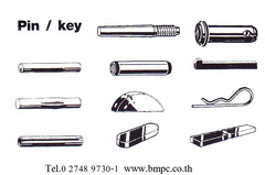 ลิ่มครึ่งวงกลม, Woodruff Key, pin, ลิ่มปลายเพลา, Disc spring, ซ่อมเกลียว