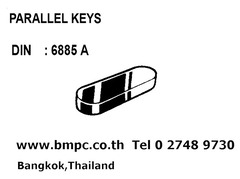 Parallel key, ลิ่ม, สลัก, DIN6885A, ลิ่มล๊อก, Disc spring, Cup spring,